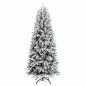 Preview: KünstlicherWeihnachtsbaum Weiß 180cm PVC