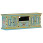 Preview: ARDEBO.de - TV-Schrank Blau 110x30x40 cm Massivholz Mango