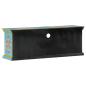 Preview: TV-Schrank Blau 110x30x40 cm Massivholz Mango