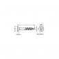 Preview: Joseph Dresselhaus 1132021514,545 JD-79 Spanplattenschrauben, Senkkopf Z, verzinkt, 4,5x45mm