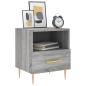Preview: Nachttische 2 Stk. Grau Sonoma 40x35x47,5 cm Holzwerkstoff