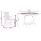 Preview: Garten Essgruppe 5 pcs Braun Massivholz Teak
