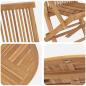 Preview: Garten Essgruppe 5 pcs Braun Massivholz Teak