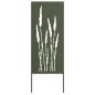 Preview: Garten dekoratives Panel Olivgrün 50 x 140 cm