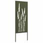 Preview: Garten dekoratives Panel Olivgrün 50 x 140 cm
