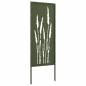Preview: Garten dekoratives Panel Olivgrün 50 x 140 cm