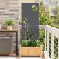 Preview: ARDEBO.de - Garten dekoratives Panel Anthrazit 50 x 140 cm