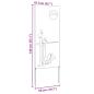 Preview: Garten dekoratives Panel Rostig 50 x 140 cm