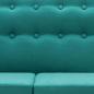 Preview: Sofa L-Form Stoff 171,5x138x81,5 cm Grün