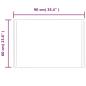 Preview: LED-Badspiegel 90x60 cm