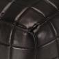 Preview: Pouf Schwarz 40 x 40 x 40 cm Echtes Ziegenleder