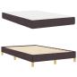 Preview: Boxspringbett Braun 120 x 190 cm Stoff und Holzwerkstoff