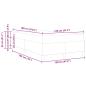 Preview: Boxspringbett Braun 120 x 190 cm Stoff und Holzwerkstoff