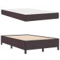Preview: Boxspringbett Braun 120 x 190 cm Stoff und Holzwerkstoff