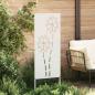 Preview: Garten Sichtschutz-Leinwand Weiß 50 x 140 cm