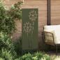 Preview: Garten Sichtschutz-Leinwand Olivgrün 50 x 140 cm