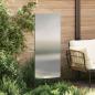Preview: Garten Sichtschutz-Leinwand Silber 50 x 140 cm Edelstahl