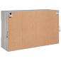 Preview: TV-Wandschrank mit LED-Leuchten Grau Sonoma 98,5x30x60,5 cm
