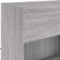 Preview: TV-Wandschrank mit LED-Leuchten Grau Sonoma 98,5x30x60,5 cm