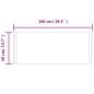 Preview: LED-Badspiegel 100x40 cm