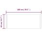 Preview: LED-Badspiegel 100x40 cm
