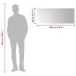 Preview: LED-Badspiegel 100x40 cm