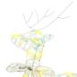 Preview: LED Rentiere mit 180 LEDs 6 pcs Mehrfarbig 64 x 42 x 15 cm PET