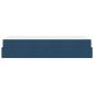 Preview: Bettgestell mit Matratze Blau 90 x 200 cm Stoff