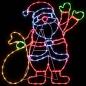Preview: Santa Claus Licht Mehrfarbig 58.5 x 60 x 1.3 cm Eisen
