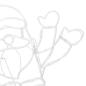 Preview: Santa Claus Licht Mehrfarbig 58.5 x 60 x 1.3 cm Eisen