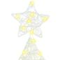 Preview: Weihnachtsbaum mit 100 LEDs Warmweiß 120 cm Acryl