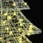 Preview: Weihnachtsbaum mit 100 LEDs Warmweiß 120 cm Acryl