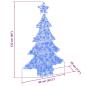 Preview: Weihnachtsbaum mit 100 LEDs Blau 120 cm Acryl