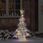 Preview: ARDEBO.de - Weihnachtsbaum mit 100 LEDs Mehrfarbig 120 cm Acryl