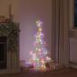 Preview: Weihnachtsbaum mit 100 LEDs Mehrfarbig 120 cm Acryl