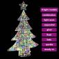 Preview: Weihnachtsbaum mit 100 LEDs Mehrfarbig 120 cm Acryl