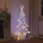 Preview: Weihnachtsbaum mit 160 LEDs Mehrfarbig 150 cm Acryl