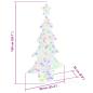 Preview: Weihnachtsbaum mit 160 LEDs Mehrfarbig 150 cm Acryl