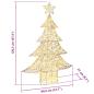 Preview: Weihnachtsbaum mit 120 LEDs Warmweiß 120 cm PET