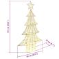 Preview: Weihnachtsbaum mit 160 LEDs Warmweiß 150 cm PET