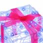 Preview: Geschenkbox mit 60 LEDs 3 pcs Blau 20 x 20 x 20 cm Acryl