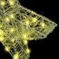 Preview: 3D Stern mit 50 LEDs Warmweiß 55 x 53,5 x 10 cm Acryl