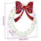 Preview: Kranz mit 150 LEDs Mehrfarbig 120 cm Acryl
