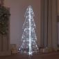 Preview: Weihnachtsbaum mit 100 LEDs Kalter Weiß 120 cm Acryl