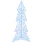 Preview: Weihnachtsbaum mit 100 LEDs Kalter Weiß 120 cm Acryl