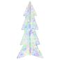 Preview: Weihnachtsbaum mit 100 LEDs Mehrfarbig 120 cm Acryl