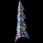Preview: Weihnachtsbaum mit 100 LEDs Mehrfarbig 120 cm Acryl
