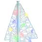 Preview: Weihnachtsbaum mit 100 LEDs Mehrfarbig 120 cm Acryl