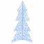 Preview: Weihnachtsbaum mit 160 LEDs Blau 150 cm Acryl