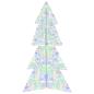 Preview: Weihnachtsbaum mit 160 LEDs Mehrfarbig 150 cm Acryl